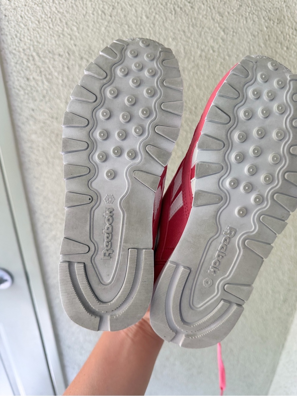 Reebok Kids Coral Pink Low-Top Sneakers with White Accents - Picture 9 of 9
